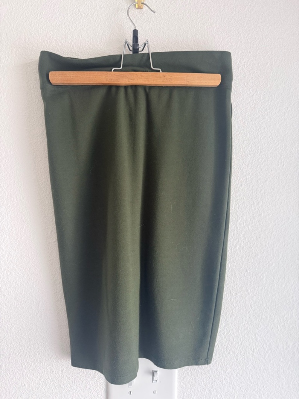 Forever 21 Dark Olive Pencil Skirt